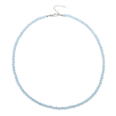 Collier en argent et Aigue-marine