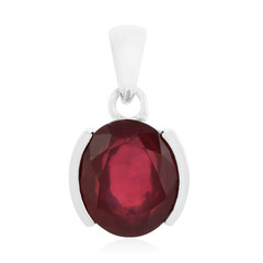 Pendentif en argent et Rubis de Madagascar