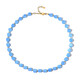 Collier en argent et Quartz Aqua