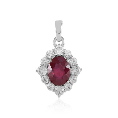 Pendentif en argent et Rubis de Bemainty