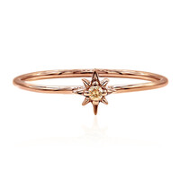 Bague en or et Diamant rose de France SI1 d'Argyle 