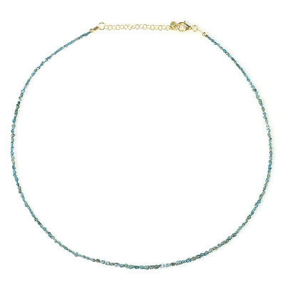 Collier en argent et Diamant bleu