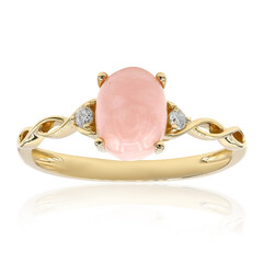 Bague en or et Opale rose (CIRARI)