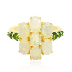 Bague en argent et Opale Welo