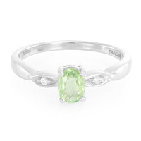 Bague en argent et Tourmaline Paraïba