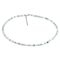 Collier en argent et Opale bleue