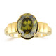 Bague en or et Sphalérite de Bulgarie