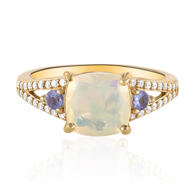 Bague en argent et Opale Welo