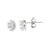 Boucles d'oreilles en argent et Opale Welo