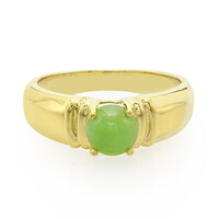 Bague pour homme en argent et Chrysoprase impériale