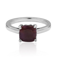 Bague en argent et Rubis