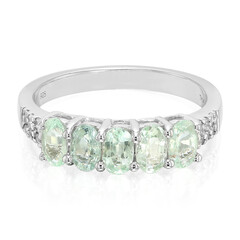 Bague en argent et Tourmaline Paraïba
