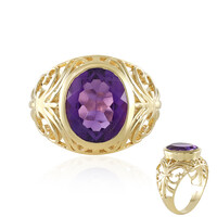 Bague en argent et Améthyste de Zambie