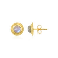 Boucles d'oreilles en argent et Labradorite