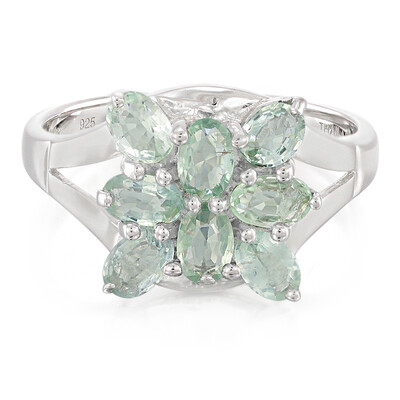 Bague en argent et Tourmaline Paraïba