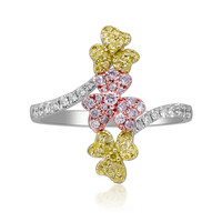Bague en or et Diamant rose I1 (CIRARI)