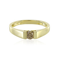 Bague en or et Diamant champagne I4