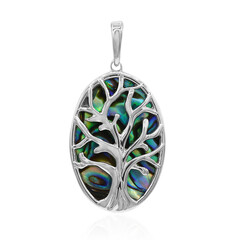Pendentif en argent et Coquillage d'Abalone