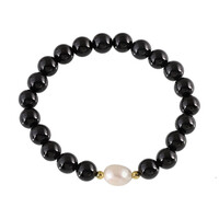 Bracelet et Onyx noir