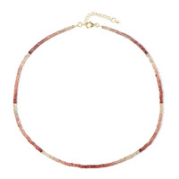 Collier en argent et Andalousite