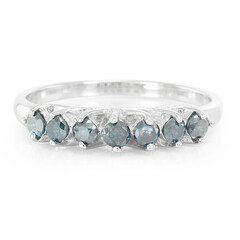 Bague pour homme en argent et Diamant fantaisie