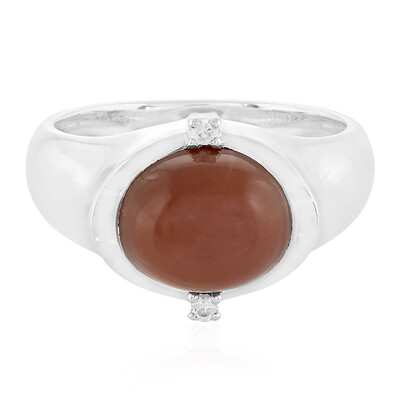 Bague en argent et Pierre de lune de Kangayam