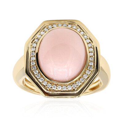 Bague en or et Opale rose (CIRARI)
