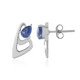 Boucles d'oreilles en argent et Kyanite du Népal