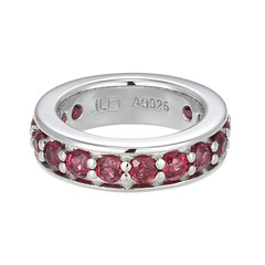 Pendentif en argent et Grenat Rhodolite
