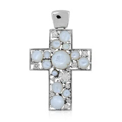 Pendentif en argent et Nacre