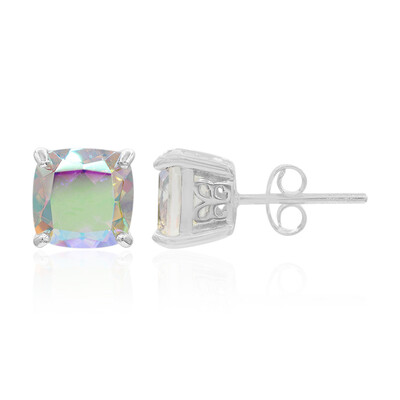 Boucles d'oreilles en argent et Quartz Rayon de Lune