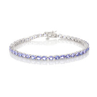 Bracelet en argent et Tanzanite
