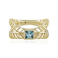 Bague en or et Zircon de Ratanakiri (Ornaments by de Melo)