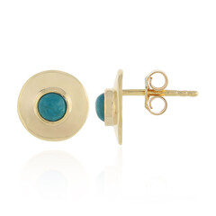 Boucles d'oreilles en argent et Chrysocolle