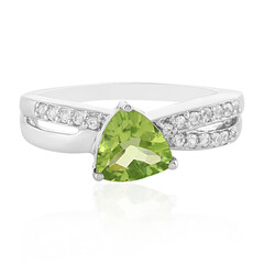 Bague en argent et Péridot