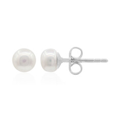 Boucles d'oreilles en argent et Perle de culture d'eau douce (TPC)