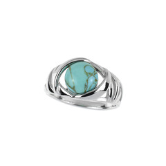 Bague en argent et Turquoise
