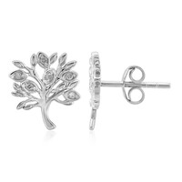Boucles d'oreilles en argent et Diamant I3 (I)