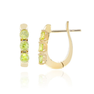 Boucles d'oreilles en or et Sphène de Capelinha
