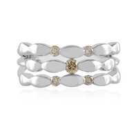 Bague en or et Diamant champagne SI2