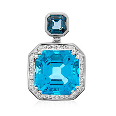 Pendentif en or et Topaze de Marambaia (de Melo)