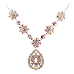 Collier en argent et Améthyste