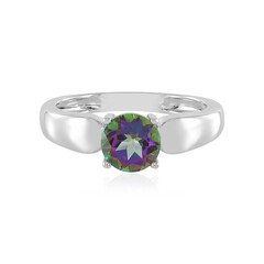 Bague en argent et Topaze Mystique