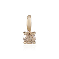 Pendentif en or et Diamant chocolat I1