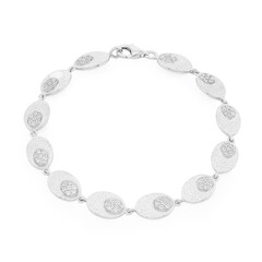 Bracelet en argent et Zircon