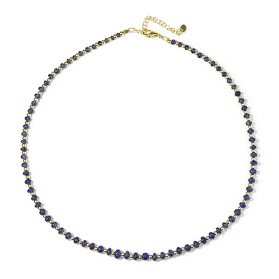 Collier en argent et Saphir bleu