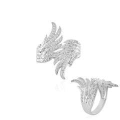 Bague en argent et Zircon