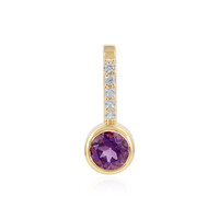 Pendentif en argent et Améthyste de Sibérie