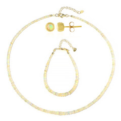 Parure en argent et Opale Welo