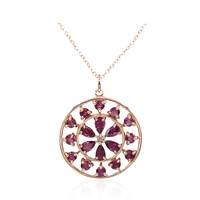 Collier en argent et Grenat Rhodolite